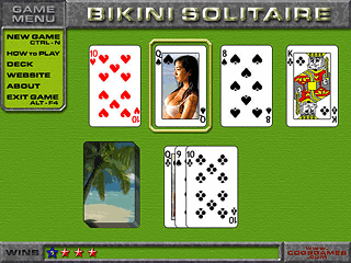 Bikini Solitaire gamescreen